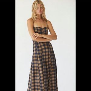 Free People Plaid Hold Me Tight Size Small